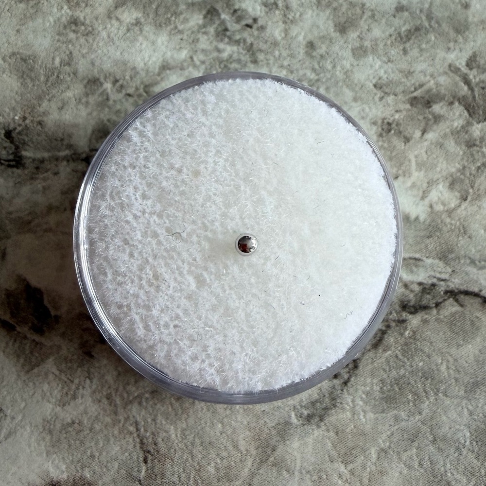 Buddha Jewelry 14k White Gold Threadless Bead End 2mm